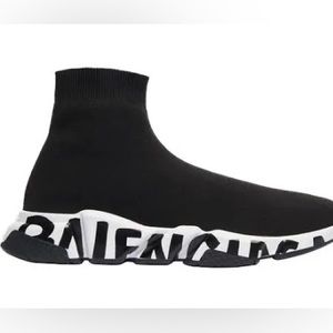WOMEN'S RECYCLED KNIT GRAFFITI balenciaga trainers